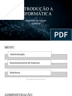 Introdução aos cursos técnicos de Administração, Desenvolvimento de Sistemas e Eletrônica