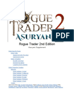 Rogue Trader 2nd Edition (Public) - Asuryani Supplement