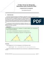 Taller Congruencia de Triã¡ngulos Soluciones y Propuestos