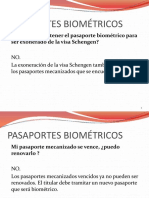 Pasaportes Biométricos
