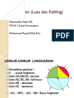 Luas Dan Keliling Lingkaran