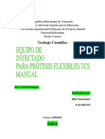 Equipo de Inyección para Prótesis Flexibles TCS Manual