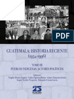 FLACSO Historia Reciente Guatemala Tomo III Pueblos Índi