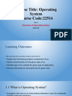 Course Title: Operating System Course Code:22516
