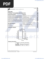 ADC1001 10-Bit P Compatible A/D Converter: General Description Features