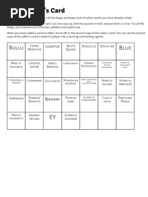 Pragya's Bridal Shower Bingo (1)