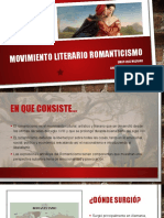 Movimiento Literario Romanticismo