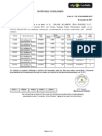 Certificado de Cotizaciones AFPModelo