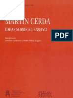 Cerda, Martín - Ideas Sobre El Ensayo