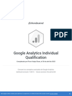 Google Analytics Individual Qualification - Google