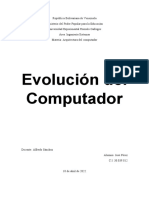 Evolución Del Computador (José Pérez 30.039.812)