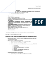 Environmental Law Outline