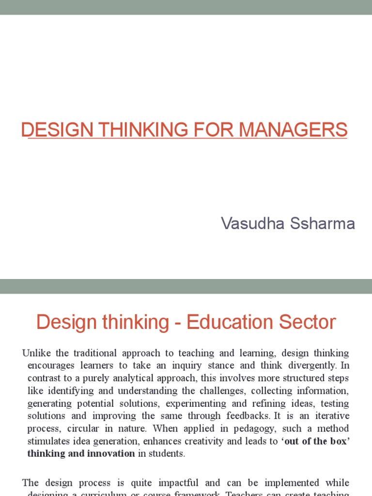Design Thinking Unit 3 | PDF | Design Thinking | Design