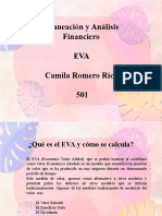Planeación y Análisis Financiero EVA Camila Romero Rico 501