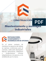Construacción Montajes Industriales Brochure