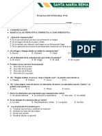 Evaluación Integral N