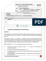 GUIA No. 5 - Magnitudes Inversamente Proporcionales.