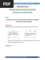 MYM Geography Notes and Past Papers | PDF