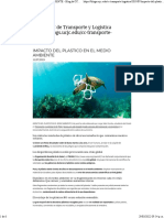 IMPACTO DEL PLASTICO EN EL MEDIO AMBIENTE - Blog de CC de Transporte y Logística