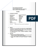 Sílabo Cálculo Diferencial MB 146 Periodo 2004-I