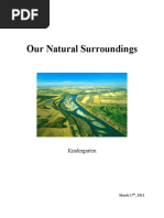 Download Kindergarten Science Unit- Our Natural Surroundings by kaitlin_basler SN57243971 doc pdf
