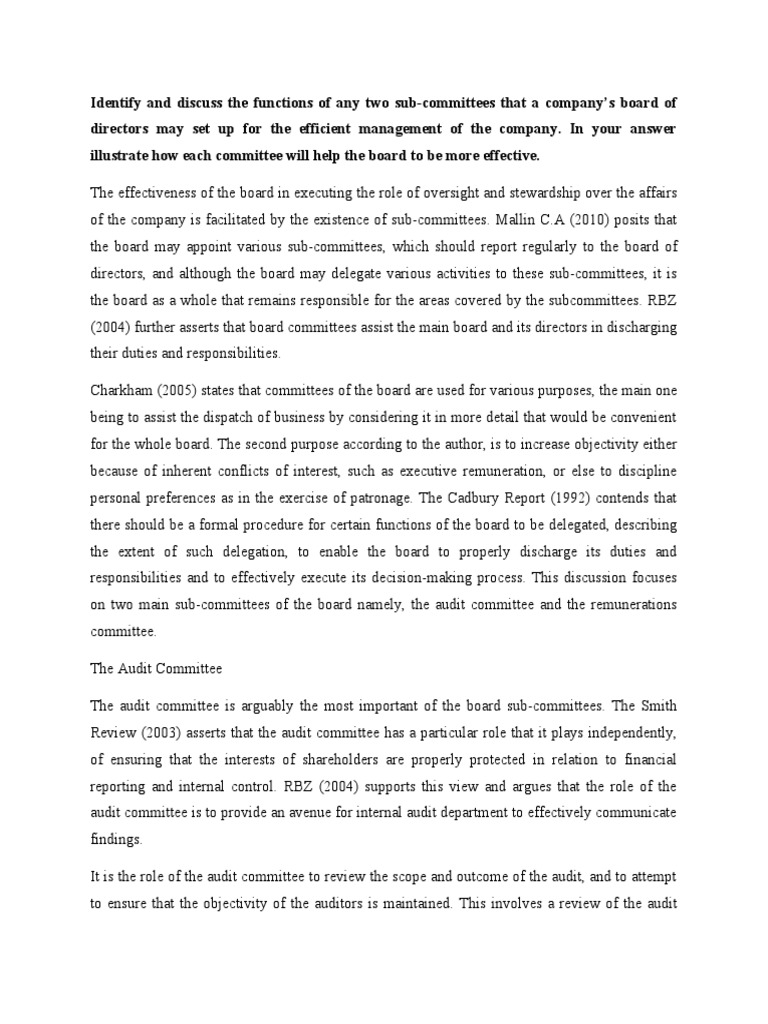 Corporate Law Assignment 2 Pdf Audit Mergers And Acquisitions