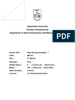 Ship - Structural - Design 1 FACULDADE ALEXANDRIA PDF