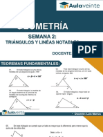 Semana 2 - Triángulos y Linéas Notables