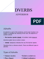 Adverbs: Adverbios