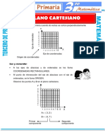 El Plano Cartesiano para Tercero de Primaria