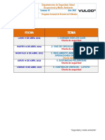 Charlas Semana 11 Al 15 de Marzo SMCV