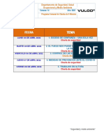 Charlas Semana 04 Al 08 de Marzo SMCV