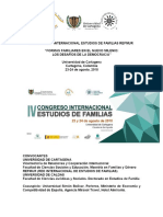 IV Congreso Internacional Estudios de Familias Refmur Formas Familiares en El Nuevo Milenio_ Los Desafíos de La Democracia