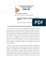 La Necesidad de Aplicación Del Enfoque Agroalimentario