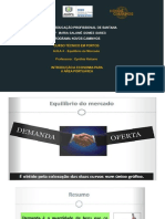 Aula 4 - Equilibrio de Mercado e Fluxo Da Economia