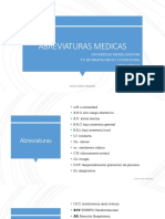 Abreviaturas Médicas