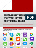 Empowerment Technologies (Emptech) : Ict For Professional Tracks