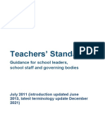 Teachers Standards Dec 2021