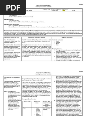 music lesson plan