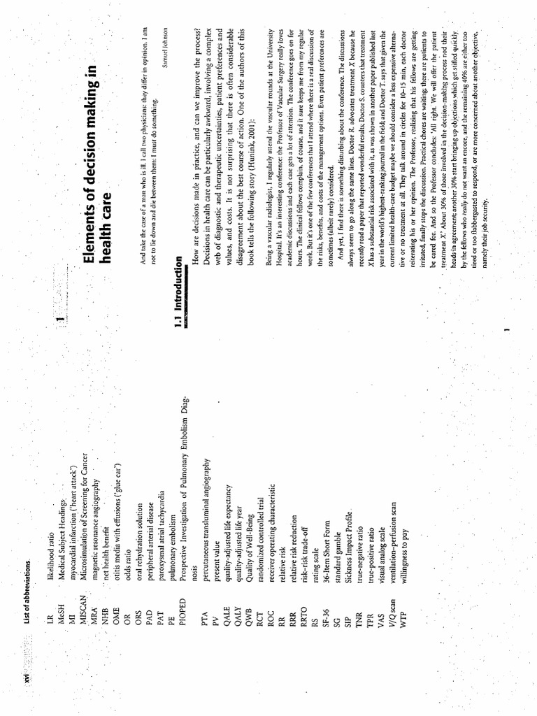 AD 2.2.decision Making in Health and Medicine Cap 1 Al 7 | PDF