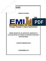 PDF Diseo Conceptual de Loops en El Gaa Entre Los Tramos Huayakhota Parotani DL