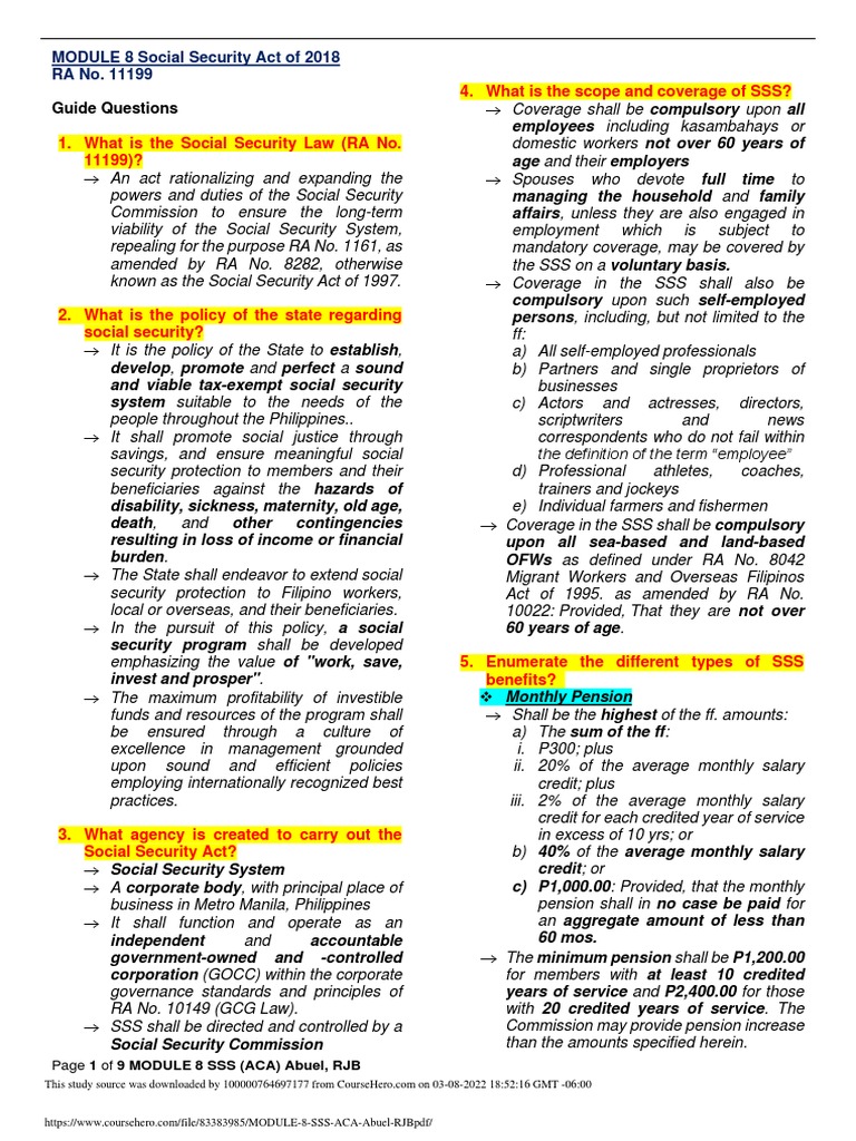 Module 8 Sss Aca Abuel RJB | PDF