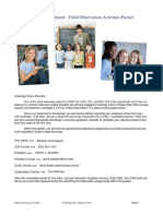 Spring2022 Field Observation Packet PDF
