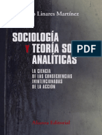 Linares Martinez Francisco - Sociologia Y Teoria Social Analiticas 