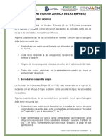 Tipos de Constitucion Juridica de Las Empresas en México