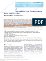 Neurotransmitter Deficits From Frontotemporal Lobar Degeneration