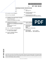 European Patent Specification: For Stretching The Penis