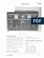 Radio Receiver AR-880: Funcllonal Description