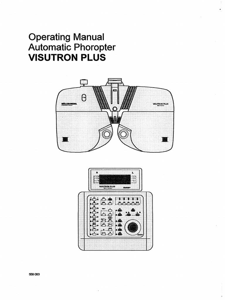 Operating Manual Visutron Plus | PDF