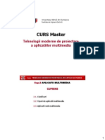 CURS Master: Tehnologii Moderne de Proiectare A Aplicatiilor Multimedia